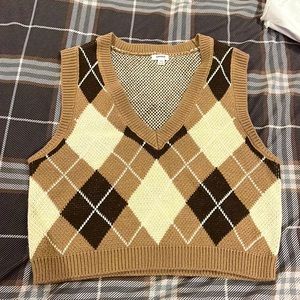 Garage knitted vest. Small. Never worn